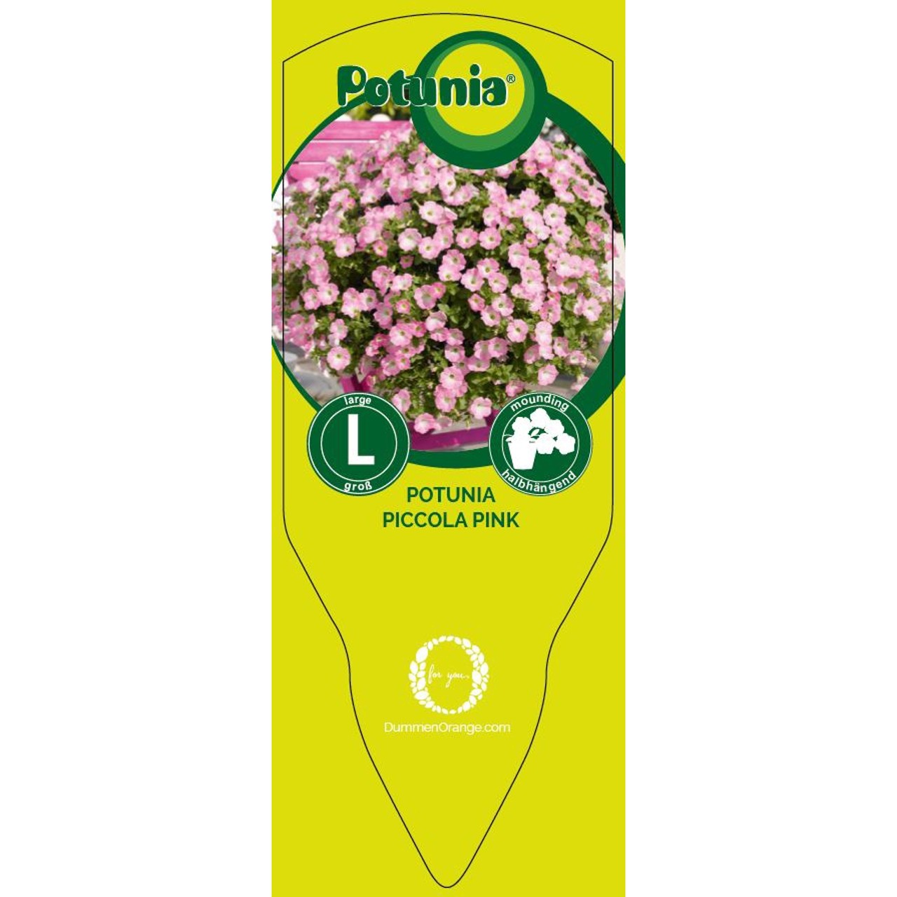 Tag Potunia Piccola Pink