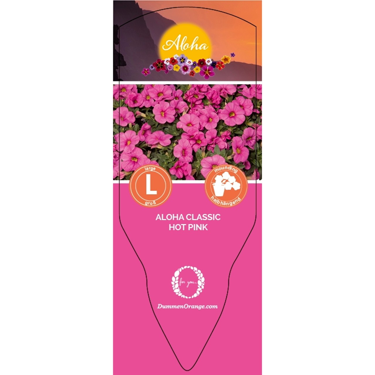 Tag Aloha Classic Hot Pink