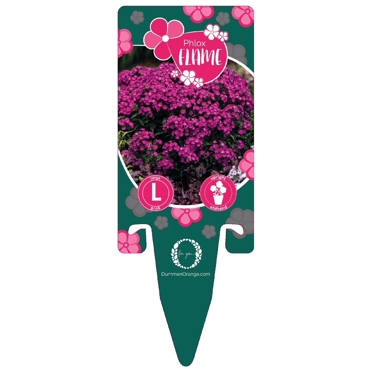 Clicklabel Flame 10 cm