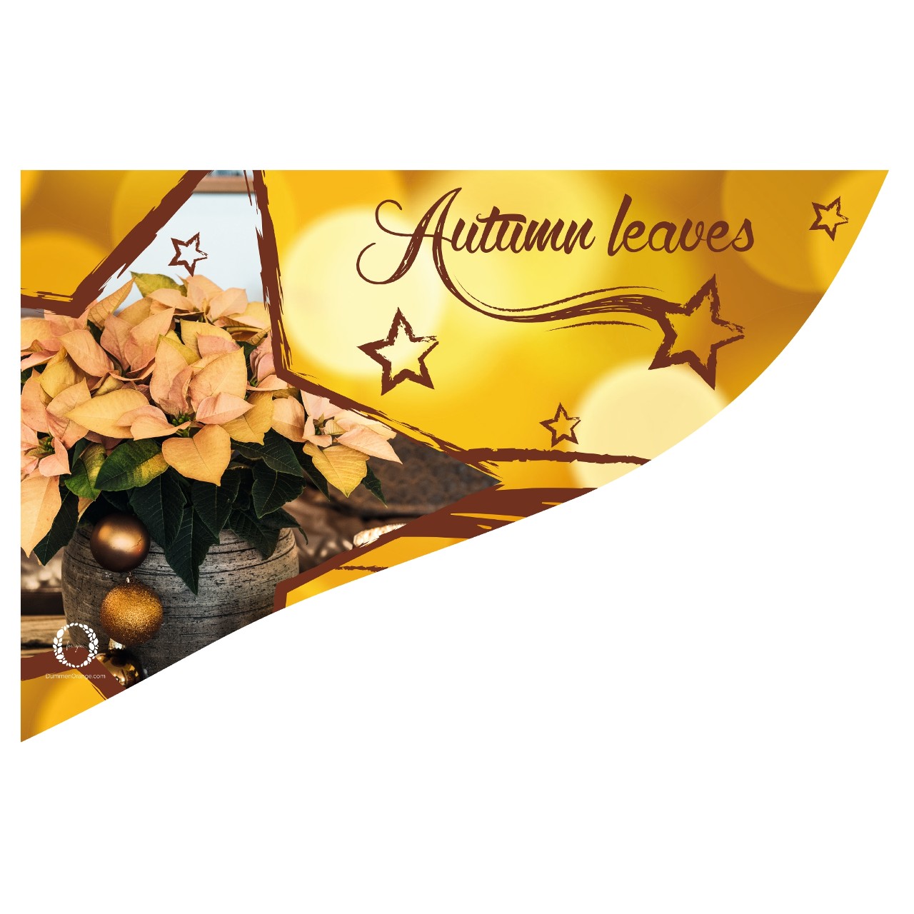CC-Banner Autumn Leaves 50x35 cm